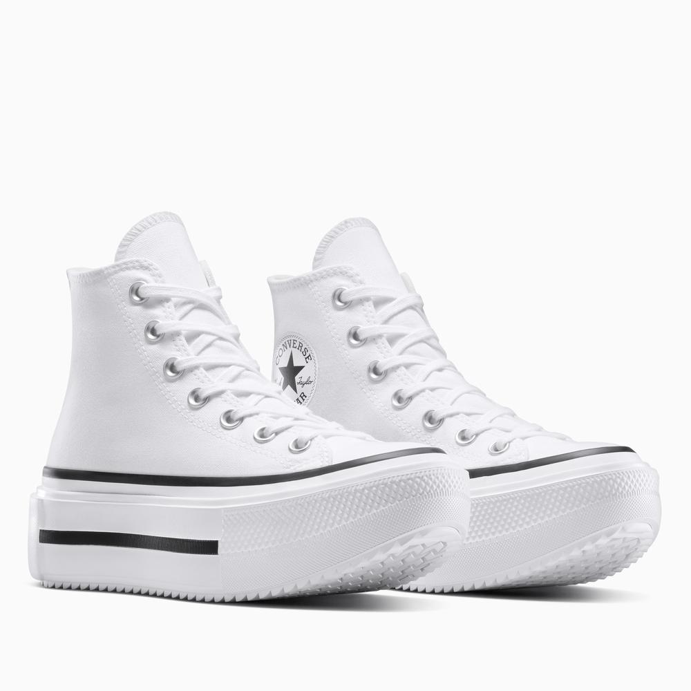 Női cipő  Converse Chuck Taylor All Star Lift Double Stack A12976C - fehér