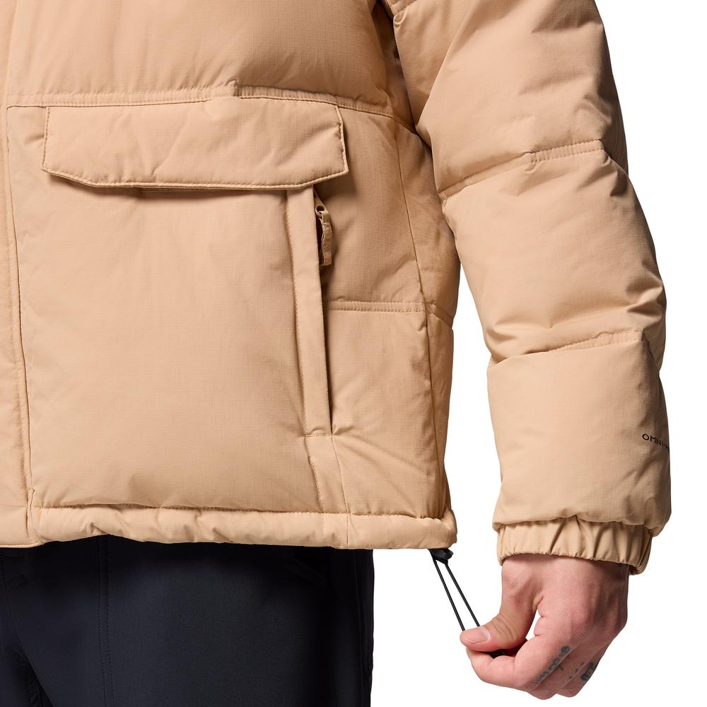 Férfi dzseki Columbia Landroamer Hooded Puffer 2088081262 - bézs