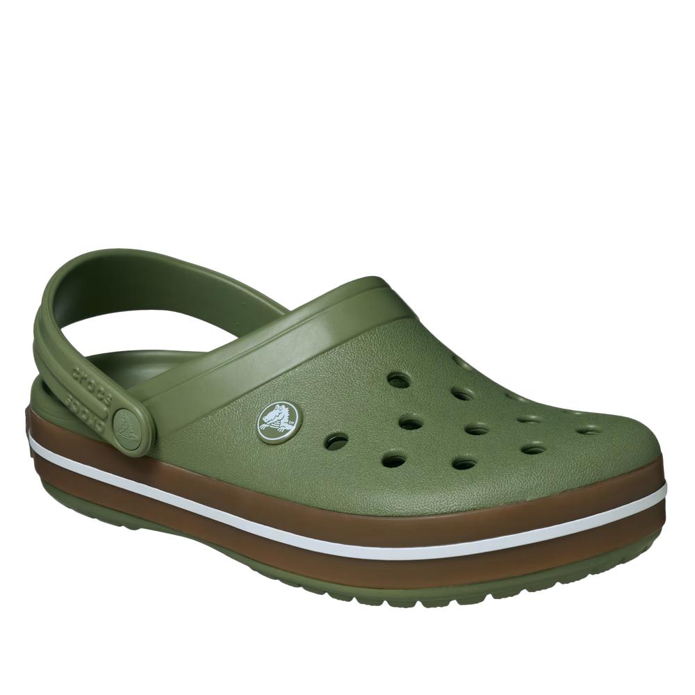 Flip Flop férfi Crocs Crocband Gum Clog 212756-3BX - zöld