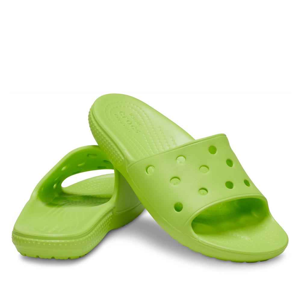 Flip Flop Crocs Classic Slide 206396-3UH - zöld