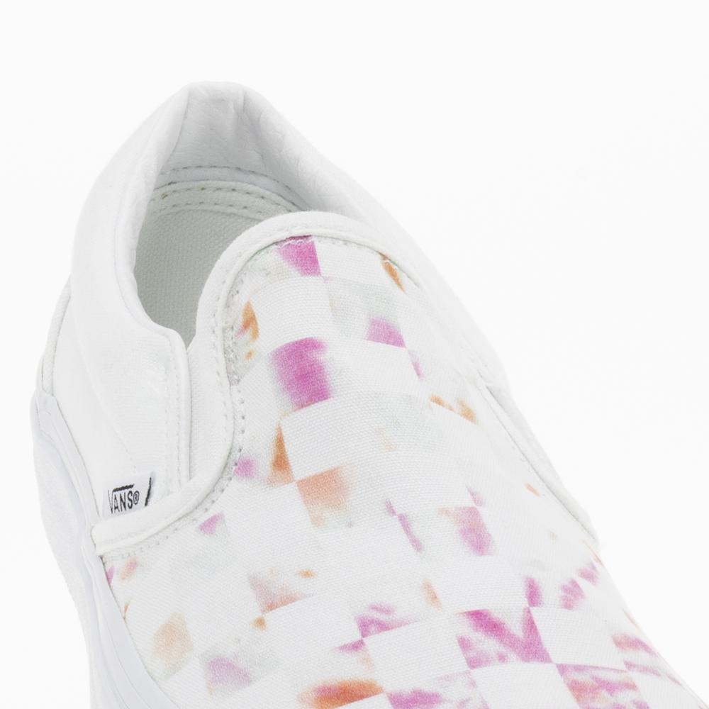 Cipő Vans Classic Slip-On Aura Checkerboard VN0A5JLXWHT1 - fehér