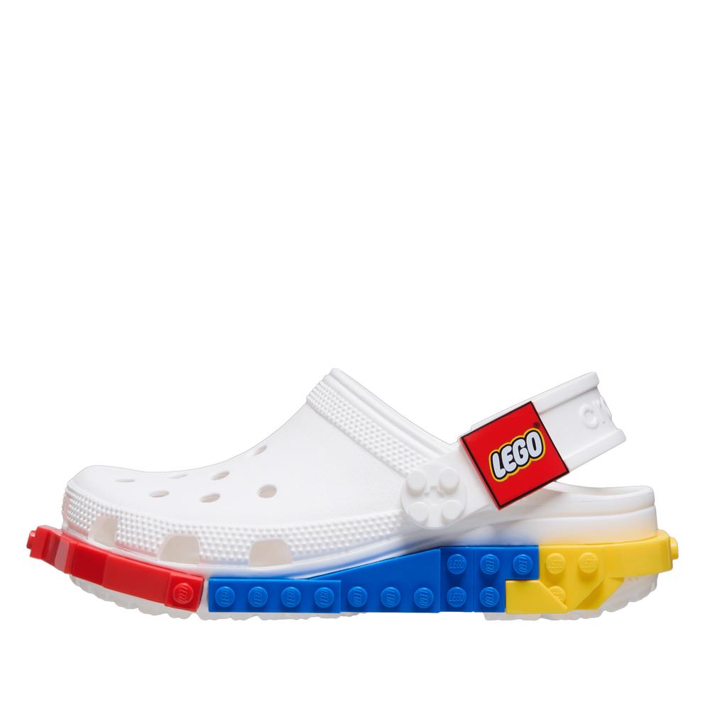 Fyerek flip flop Crocs System Classic Clog 211874-100 - fehér