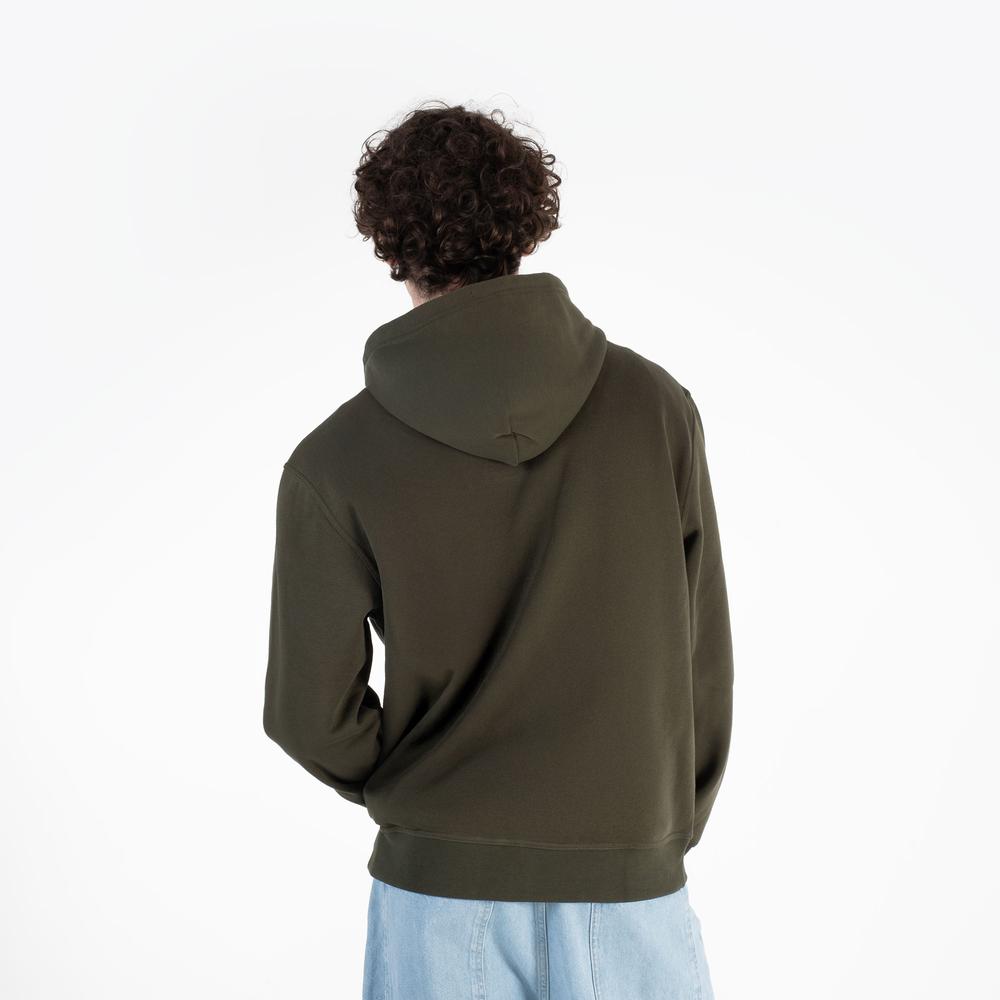 Pulóver Champion Full Zip Hoodie 220276-GS508 - zöld