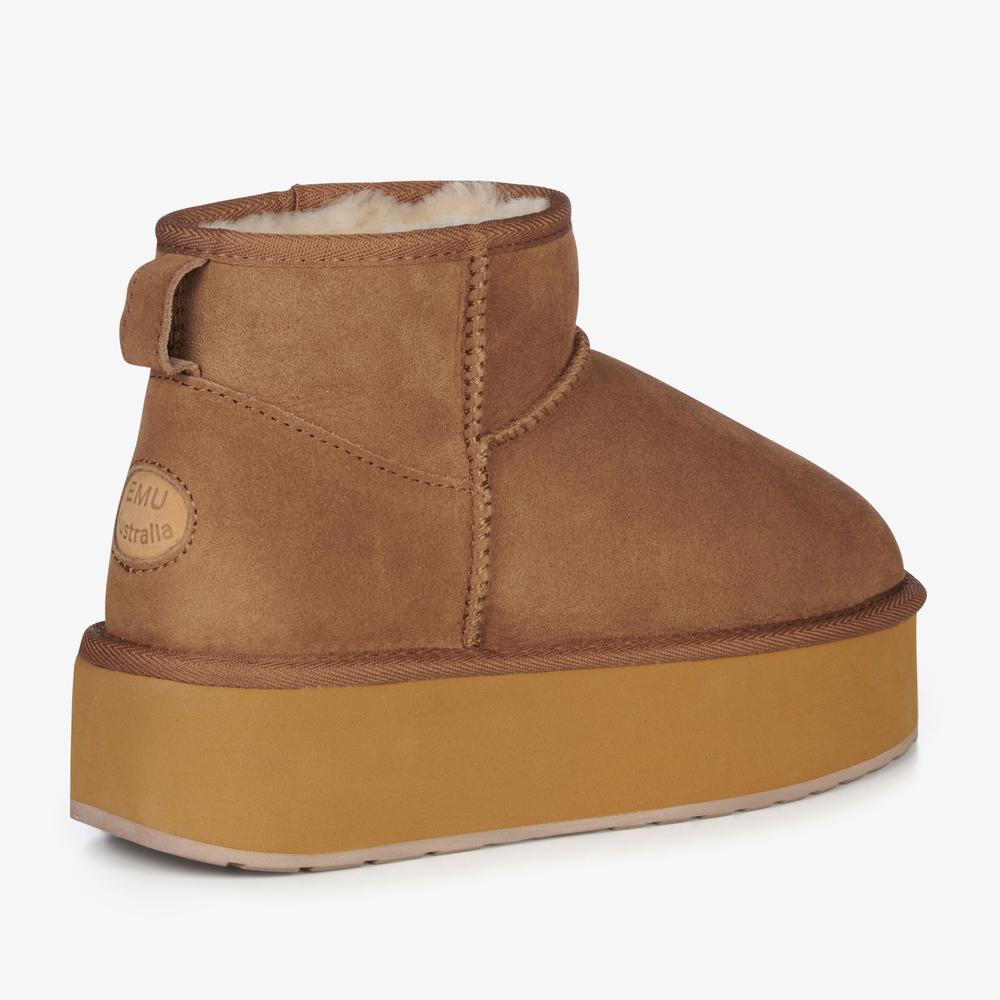 Cipő Emu Australia Stinger Micro Flatform W13082CHES - barna