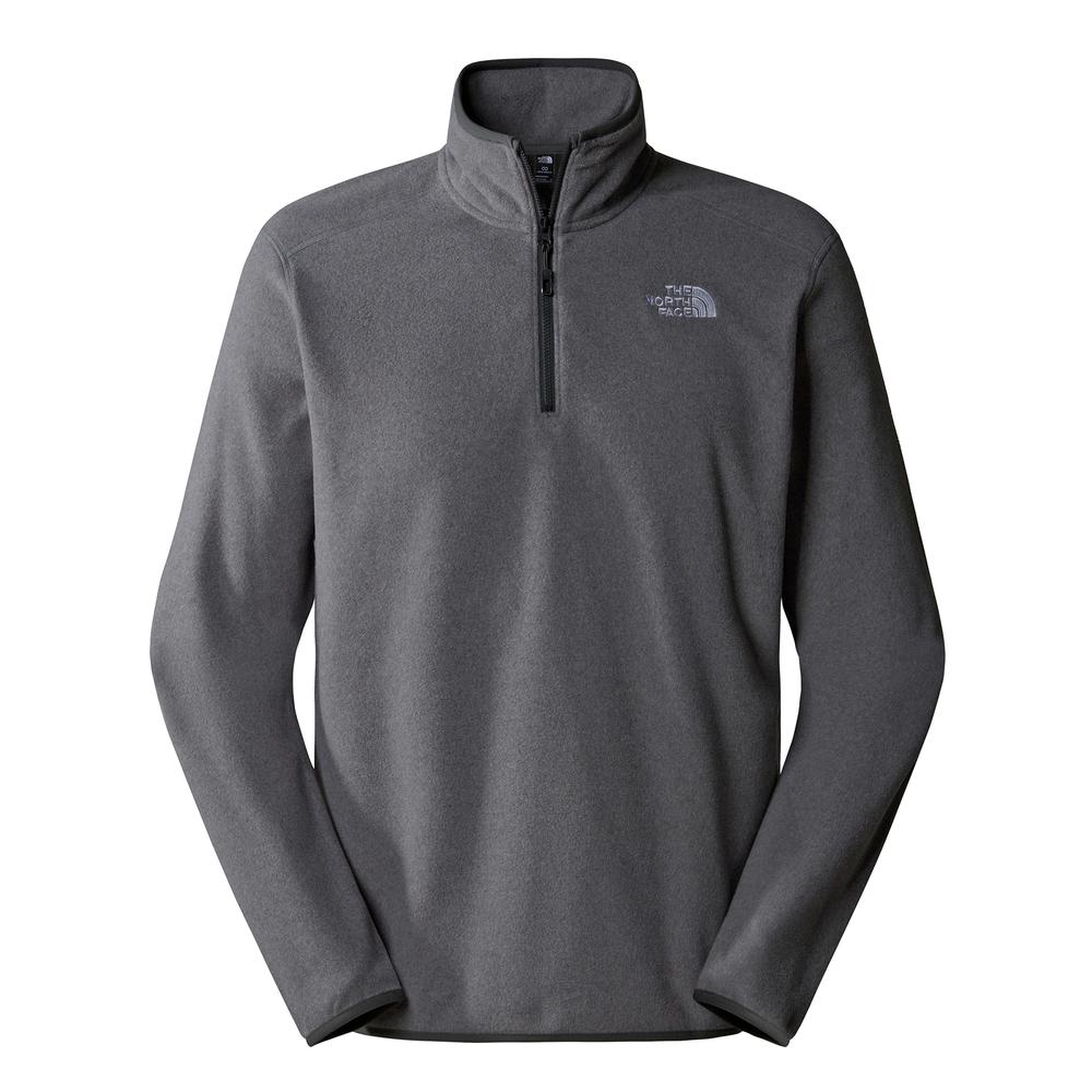 Pulóver The North Face 100 Glacier 1/4 Zip Fleece 0A855W4HJ1 - szürke