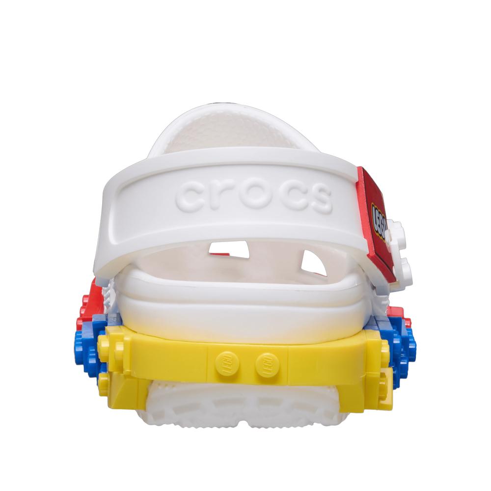 Fyerek flip flop Crocs System Classic Clog 211874-100 - fehér