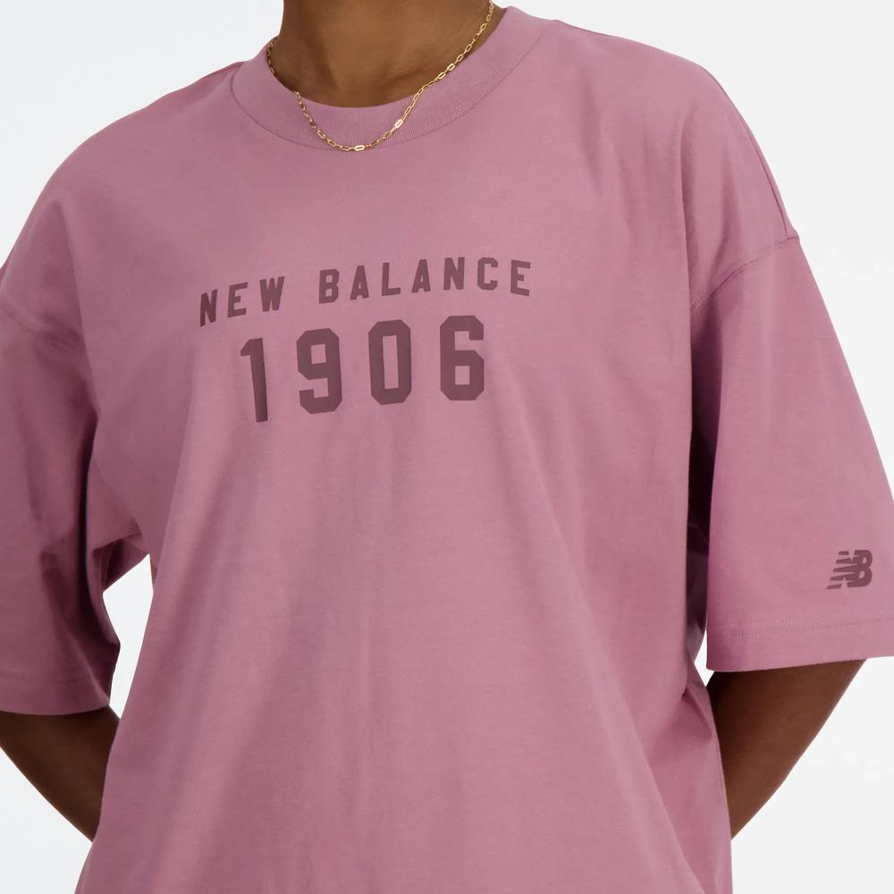 Női póló New Balance WT41519RSE - rózsaszín