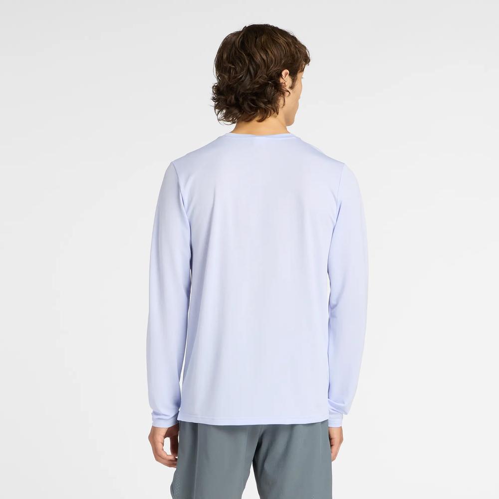 Férfi futópóló New Balance MT51802DYK - kék