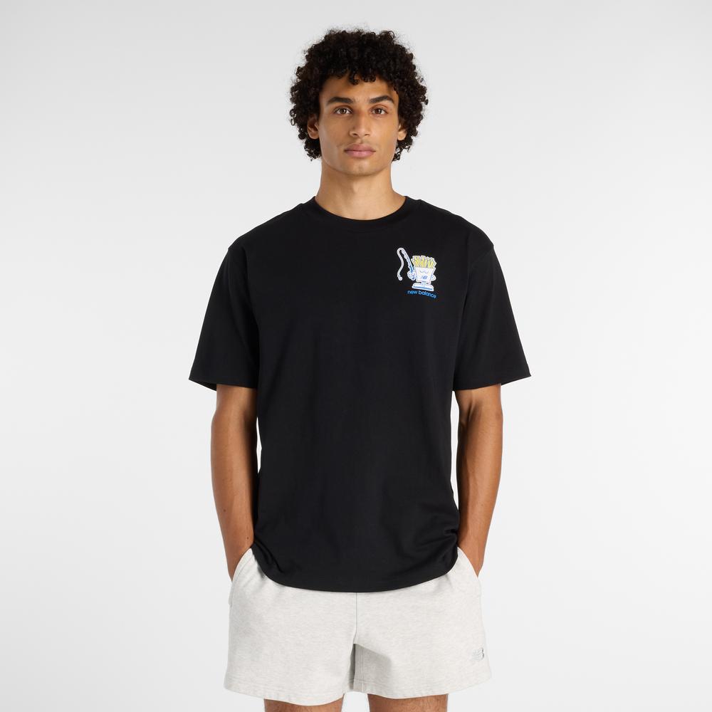 Férfi futópóló New Balance MT61I5BMBK - fekete