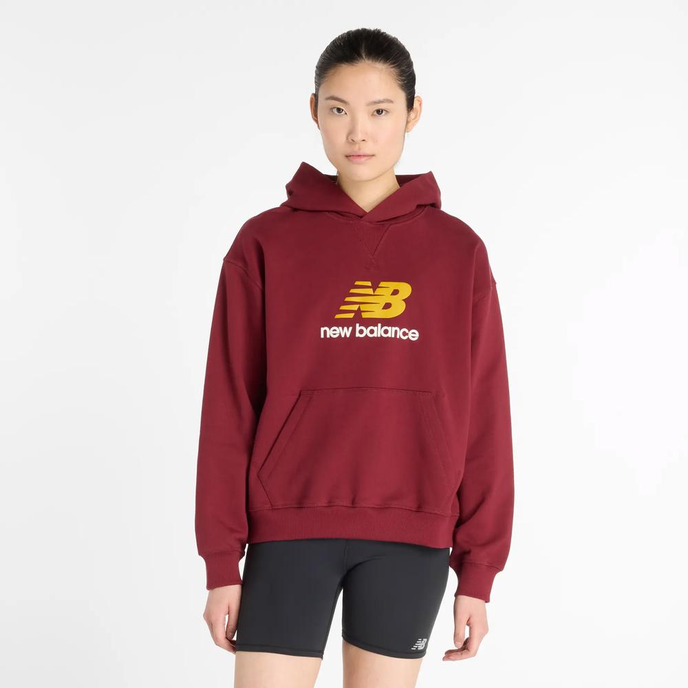 Női felső New Balance WT51501MHB - gesztenyebarna