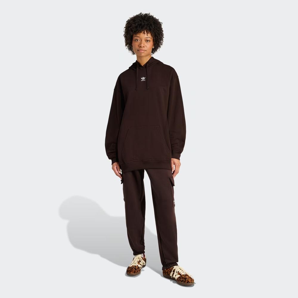 Női pulóver adidas Originals Essentials Loose French Terry KC9145 - barna