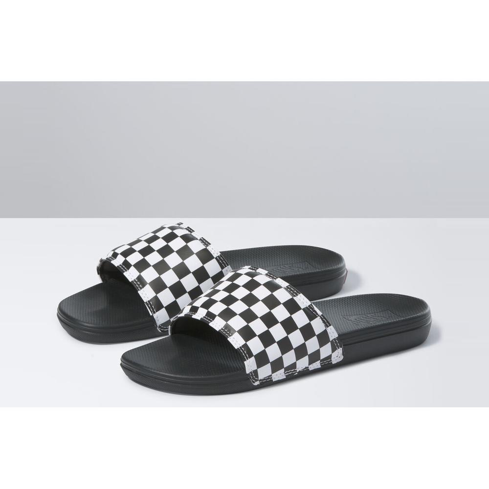 Flip Flop Vans Checkerboard La Costa Slide-On VN0A5HF527I1 - fekete