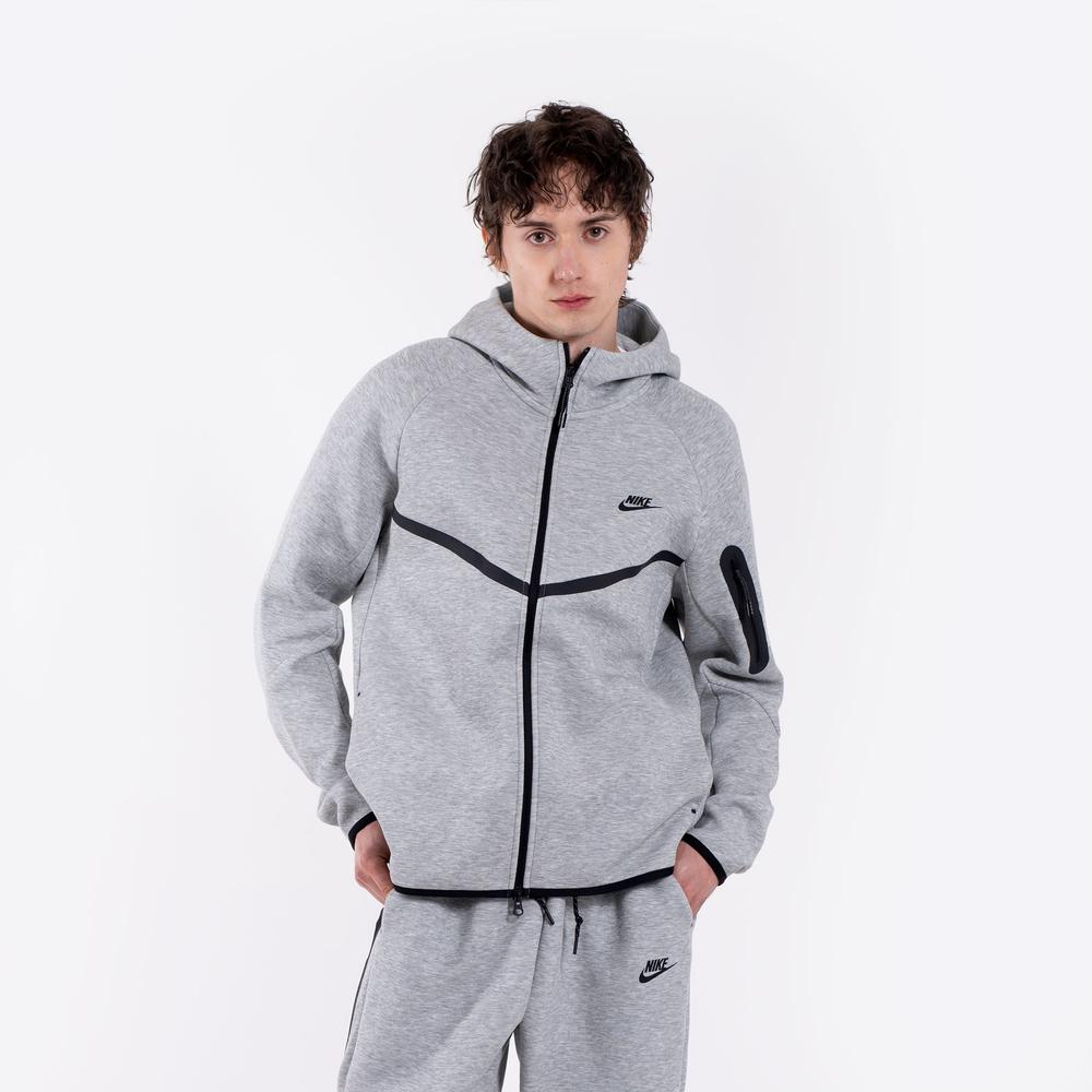 Pulóver férfi Nike Tech Fleece Windrunner Full-Zip HV0949-063 - szürke