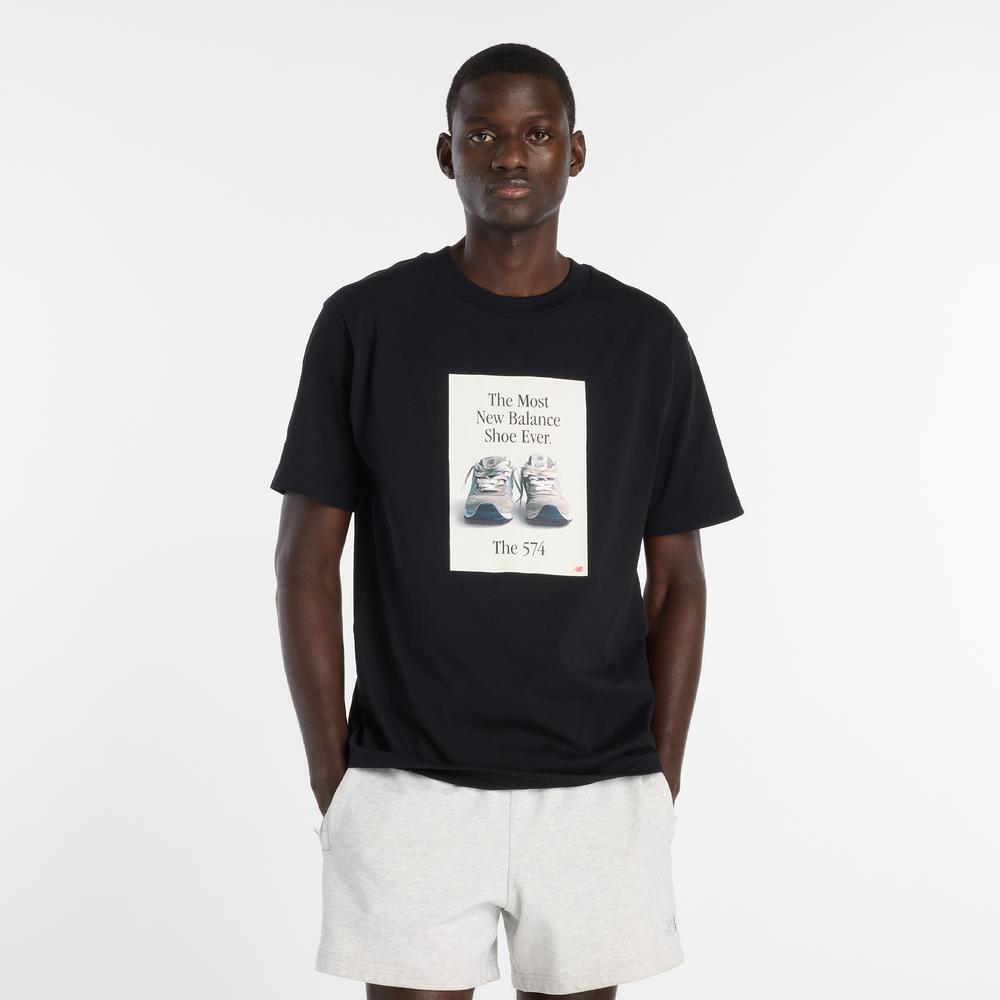 Férfi futópóló New Balance MT61B0WFBK - fekete