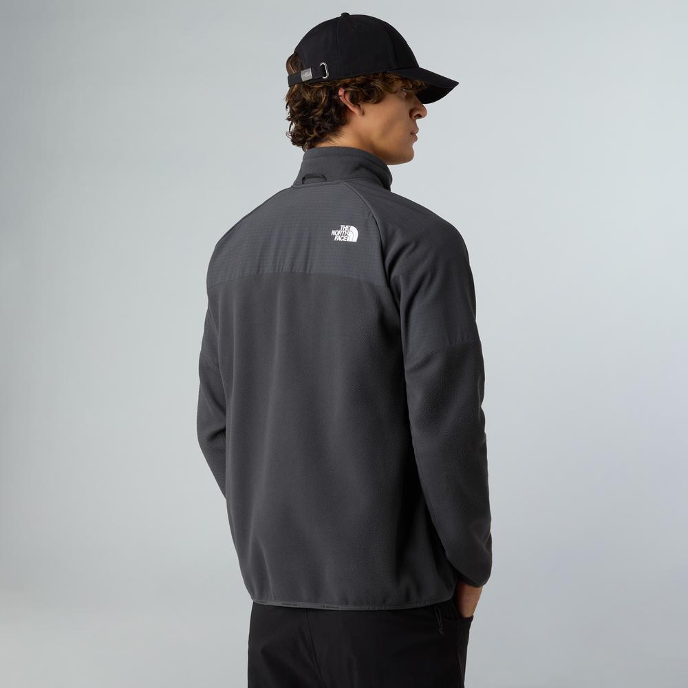 Férfi pulóver The North Face 100 Glacier Heavyweight Full-Zip Fleece 0A89JGU8M1 - fekete