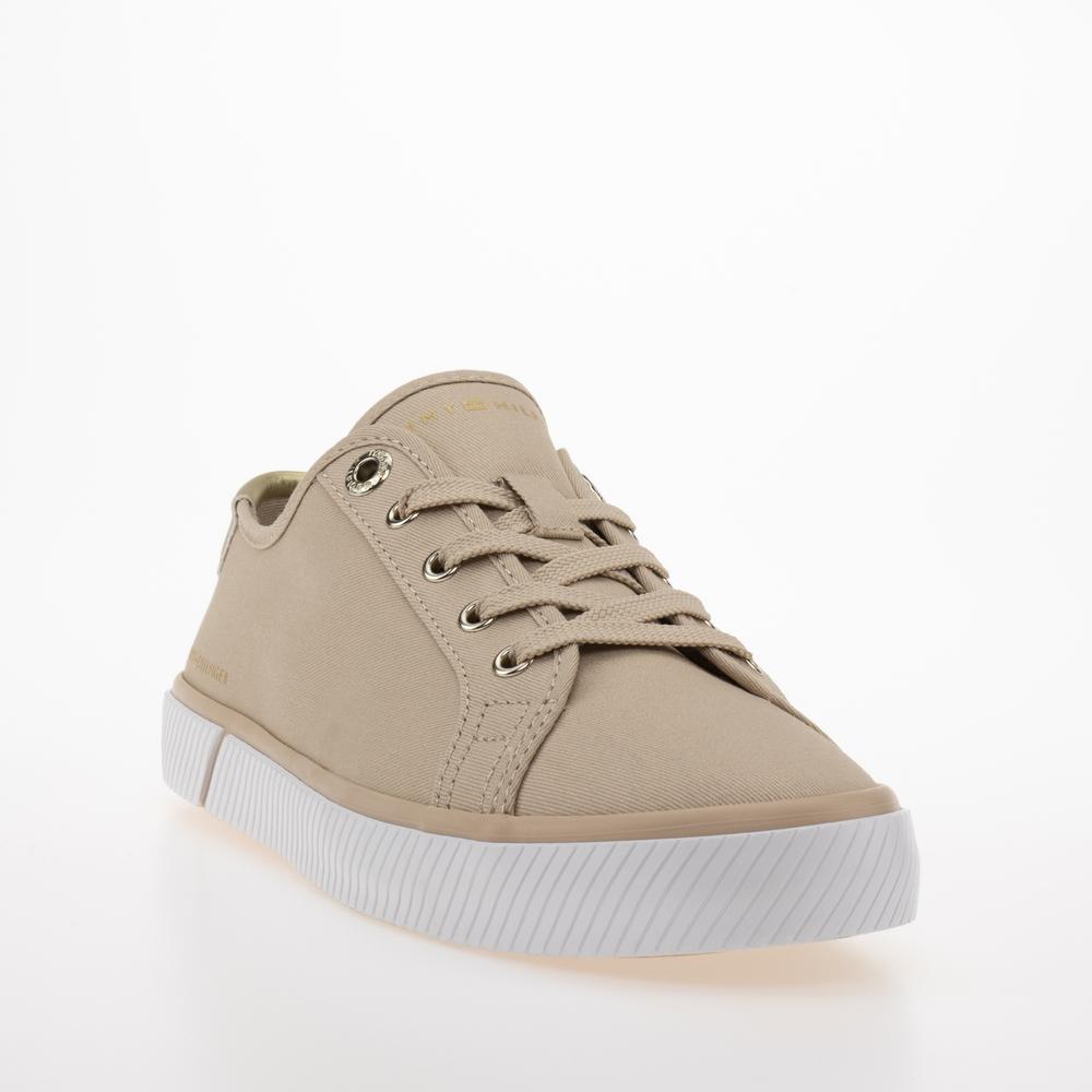 Cipő Tommy Hilfiger Metallic Lace-Up FW0FW06957-TRY - narancs