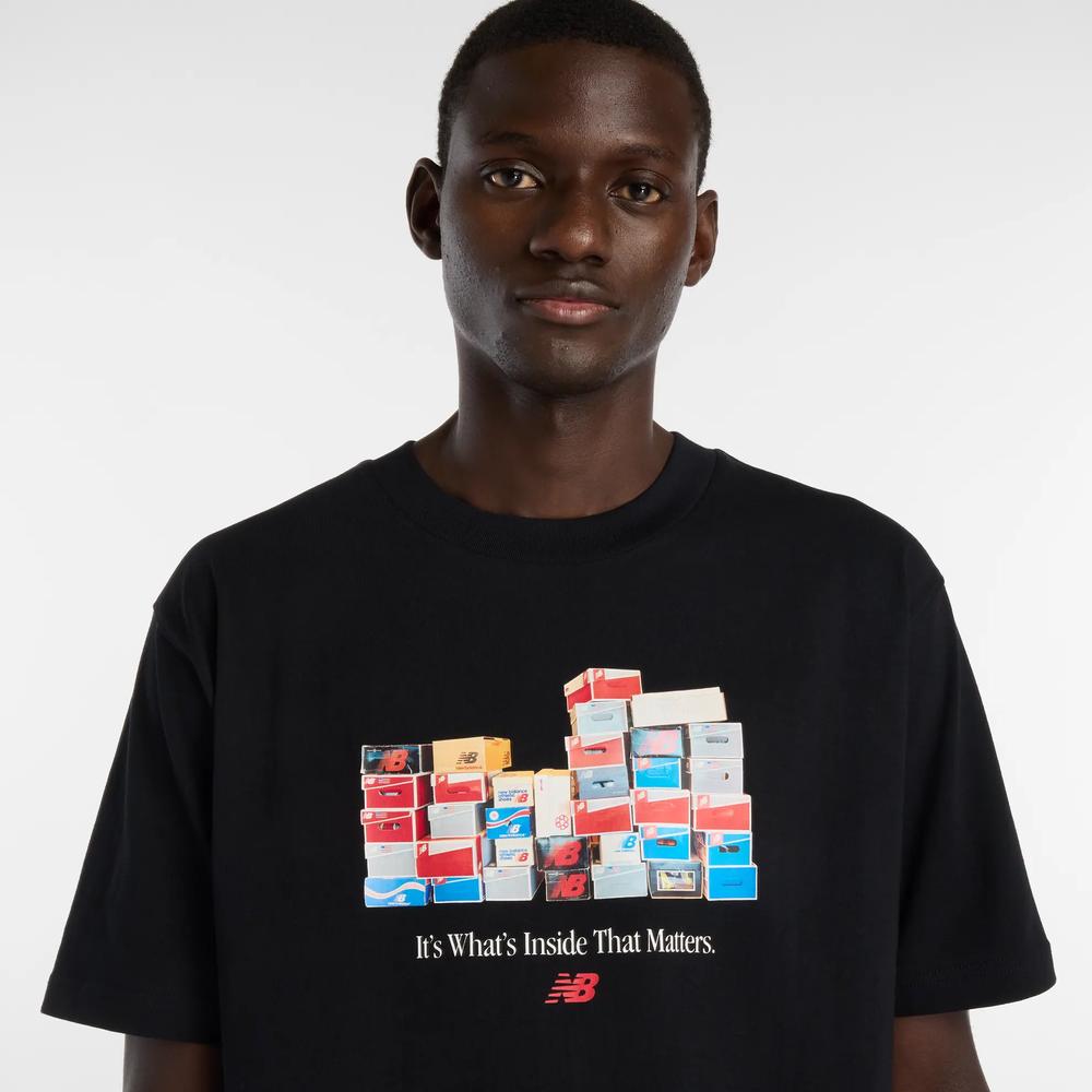 Férfi futópóló New Balance MT61H0DXBK - fekete