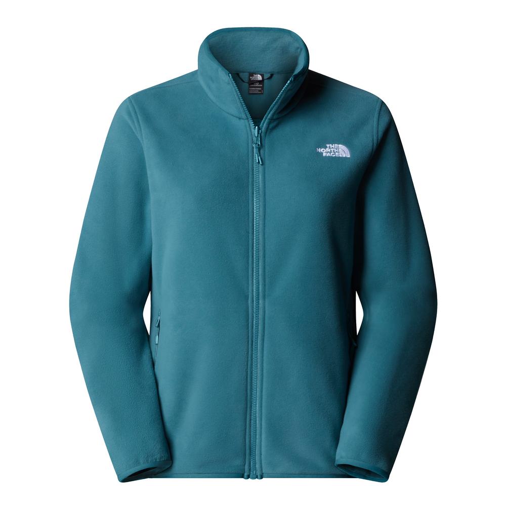 Női pulóver The North Face 100 Glacier Full-Zip Fleece 0A8D2FBQ51 - kék