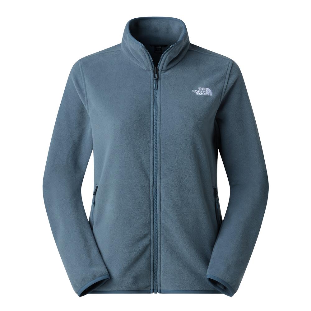 Női pulóver The North Face 100 Glacier Full-Zip Fleece 0A8D2F0U31 - kék