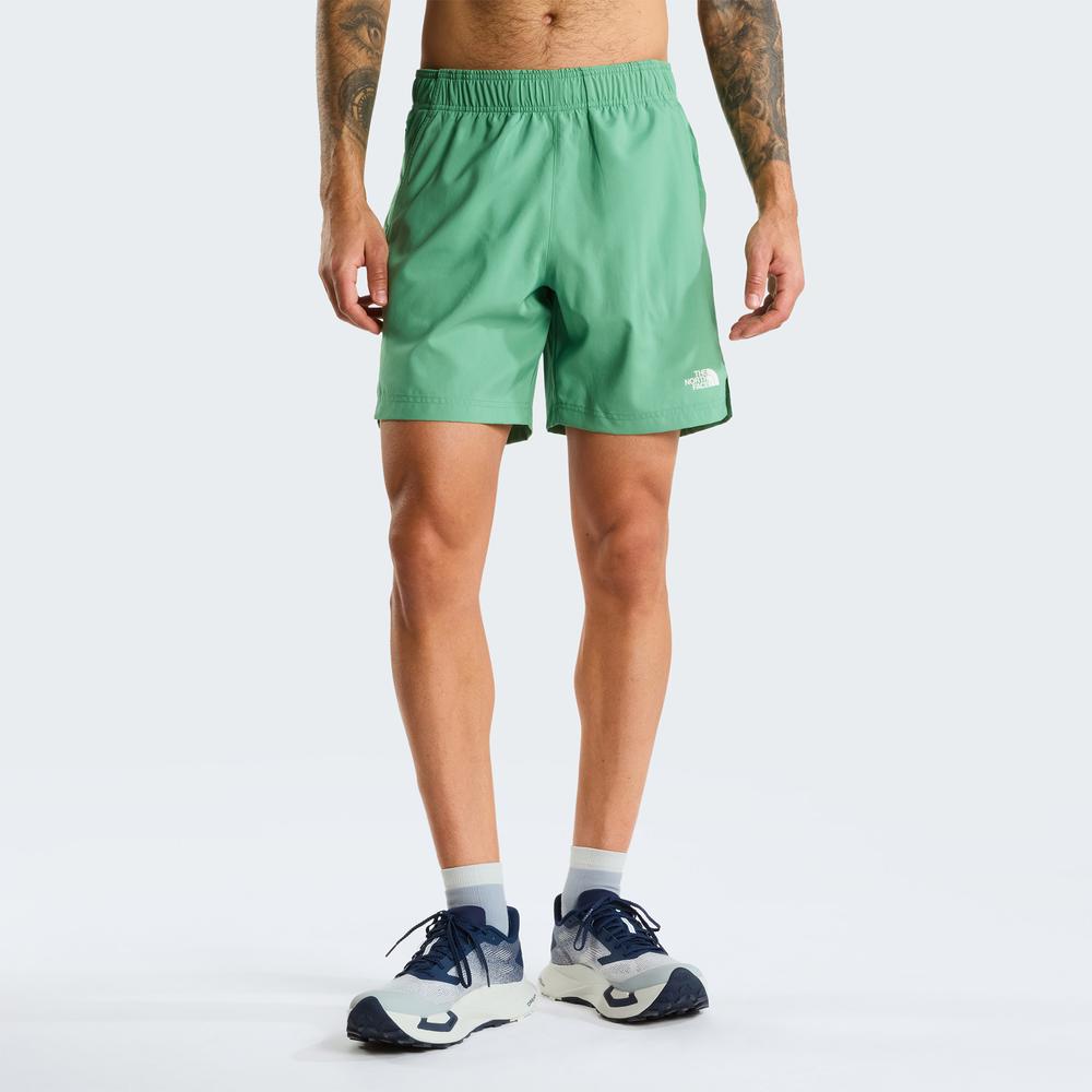 Férfi rövidnadrág The North Face 7" 24/7 0A3O1BG571 - zöld
