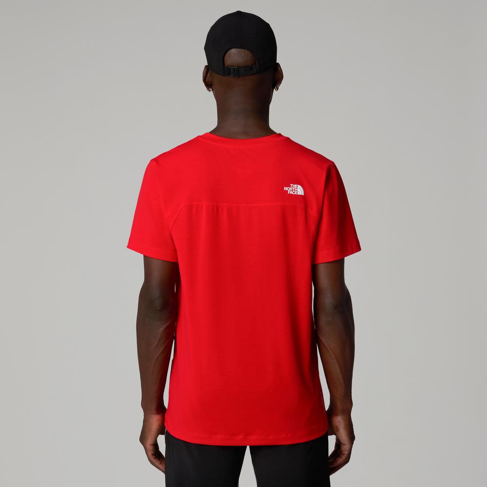 Férfi póló The North Face Lightning Alpine 0A87H7HCL1 - piros