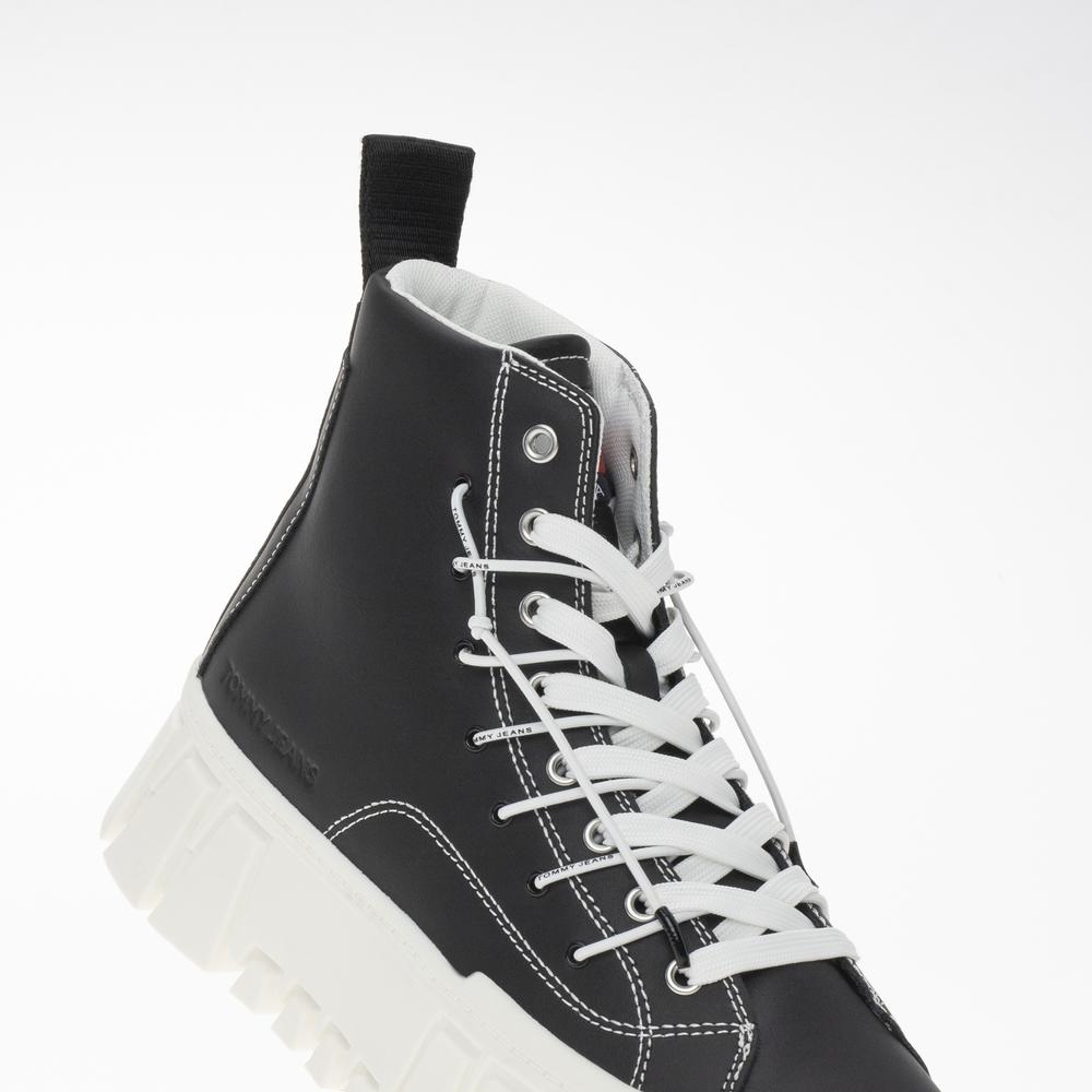 Cipő Tommy Jeans TJW Platform MC EN0EN02498-BDS - fekete