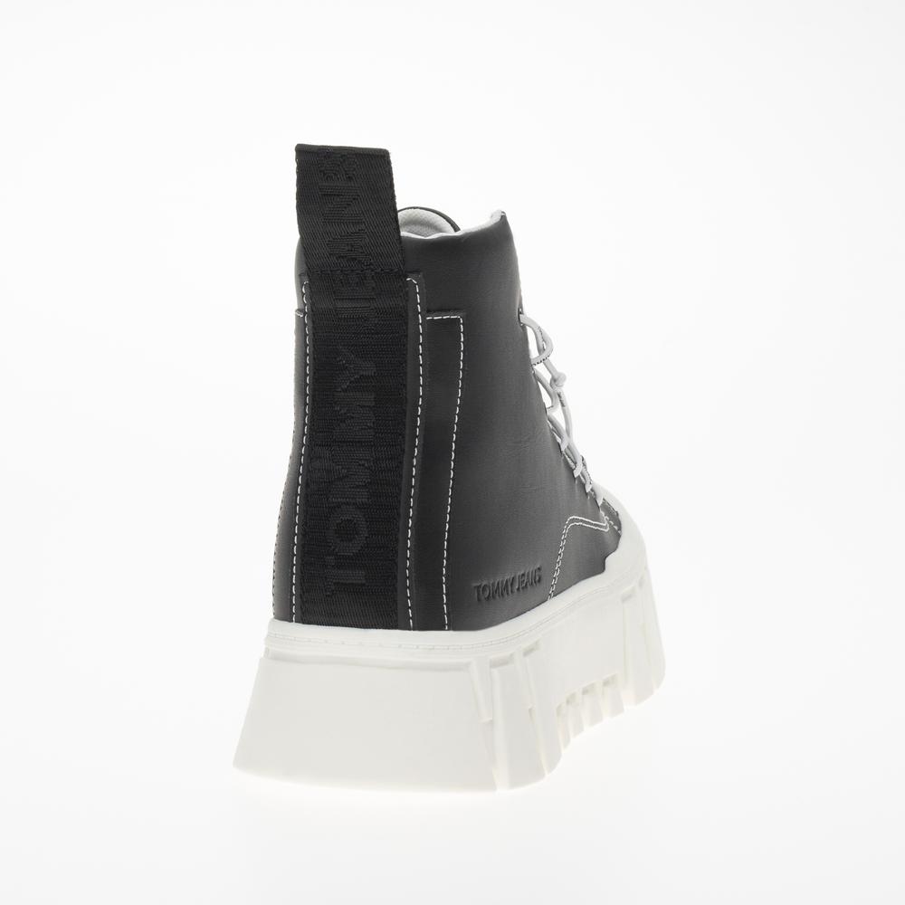 Cipő Tommy Jeans TJW Platform MC EN0EN02498-BDS - fekete