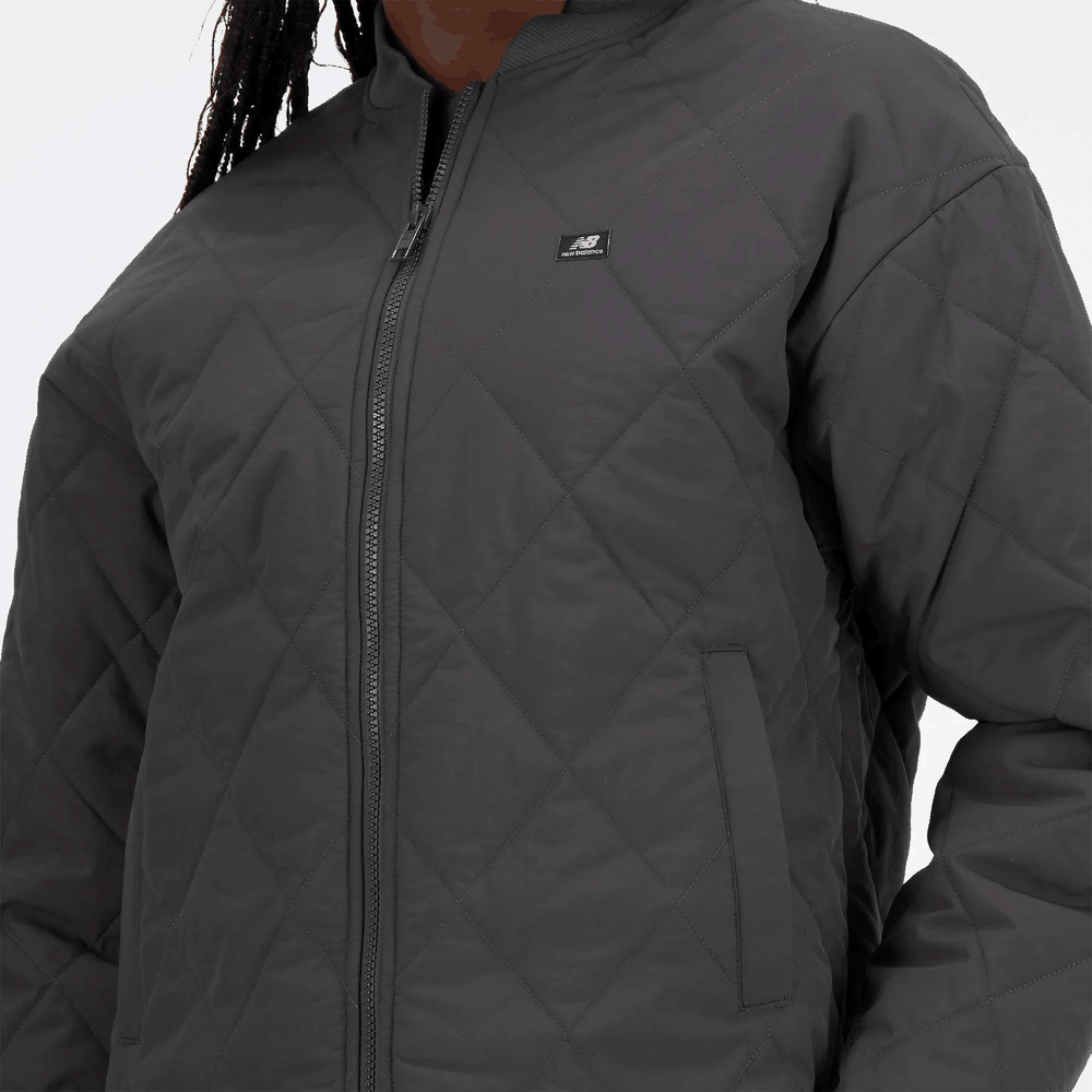 Női sportdzseki New Balance WJ33504ACK – fekete