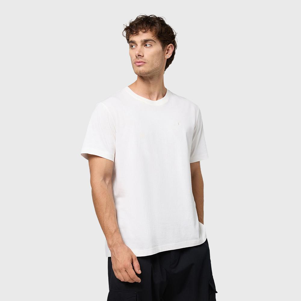 Póló Champion Tonal Logo Crewneck 220278-WW036 - fehér