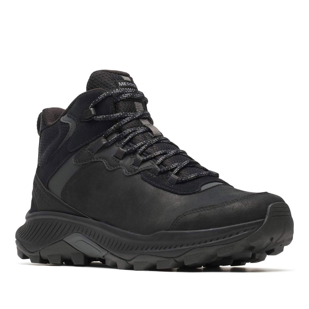 Férfi cipő Merrell Speed Strike 2 Leather Mid Waterproof J038071 - fekete