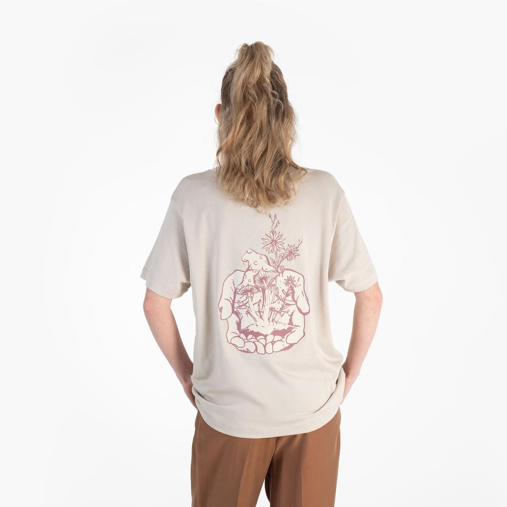 Póló Champion Crewneck 117497-ES057 - bézs
