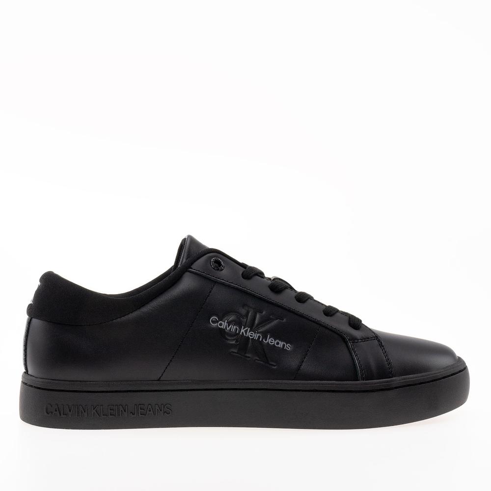 Cipő Calvin Klein Jeans Classic Cupsole Low Laceup Leather YM0YM00864-0GT - fekete