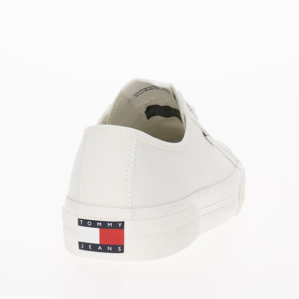 Cipő Tommy Hilfiger Lace-Up Canvas EM0EM01365-YBL - fehér