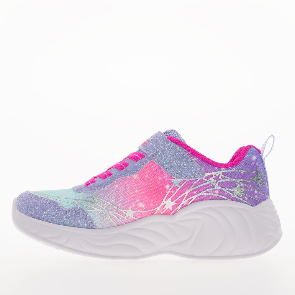 Cipő Skechers S Lights Unicorn Dreams Wishful Magic 302299LLVHP - lila
