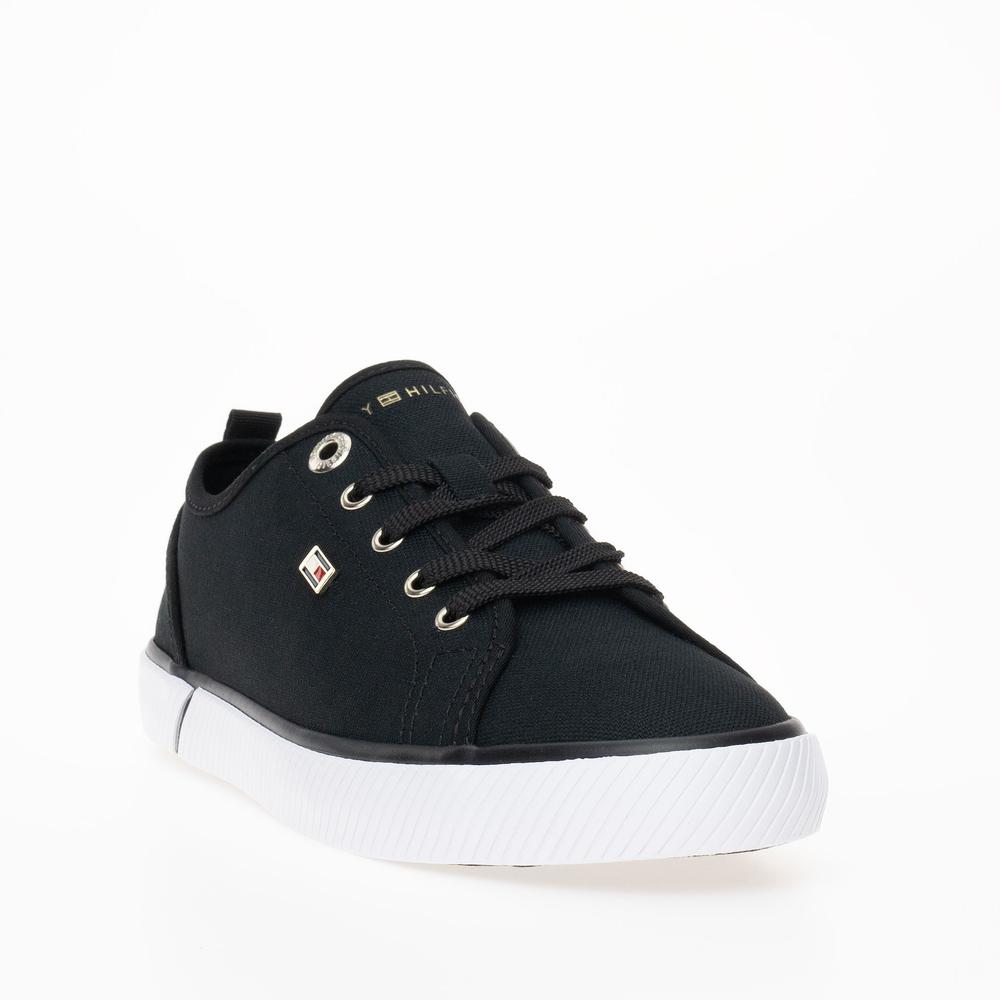 Cipő Tommy Hilfiger Vulc Canvas FW0FW08063-BDS - fekete