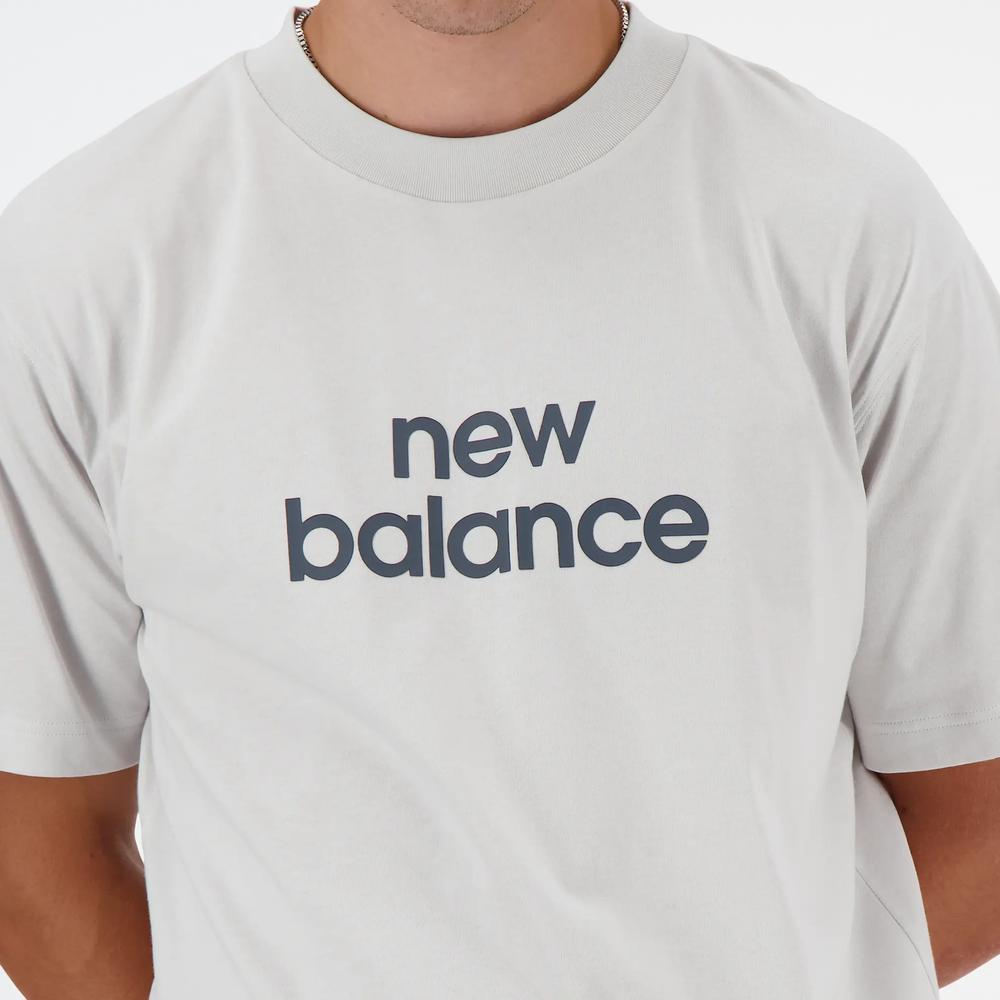 Férfi futópóló New Balance MT41582GYM - szürke