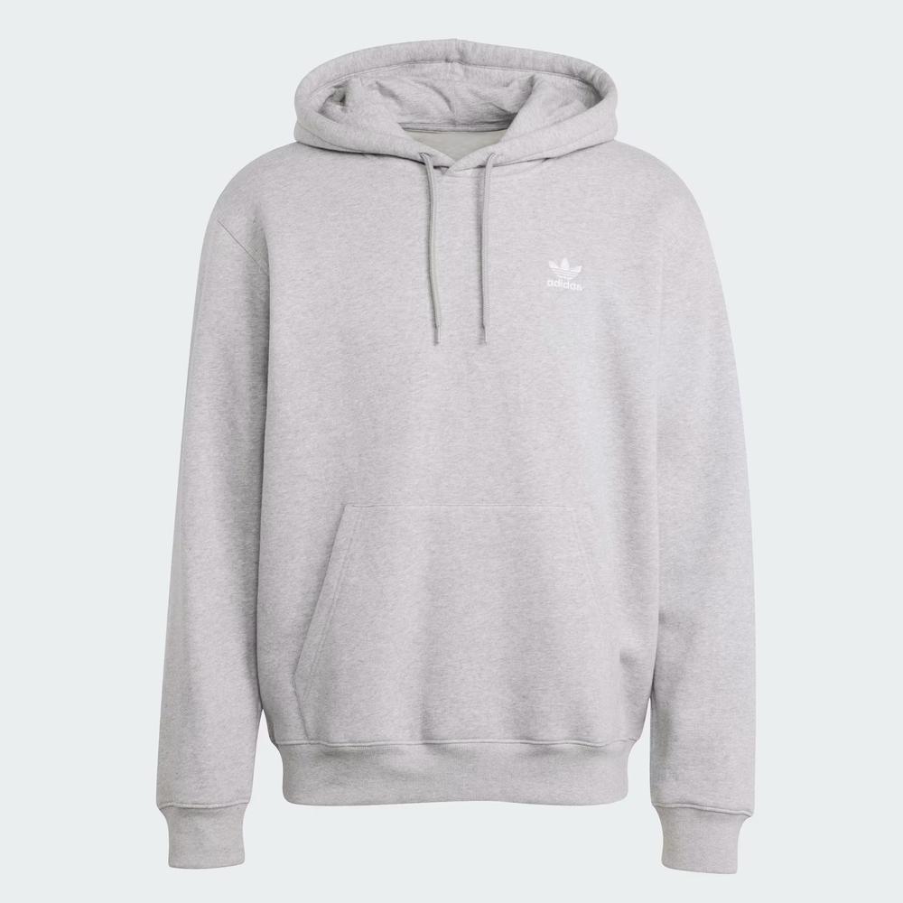 Pulóver férfi adidas Originals Trefoil Essentials Loose Hoodie JV6057 - szürke
