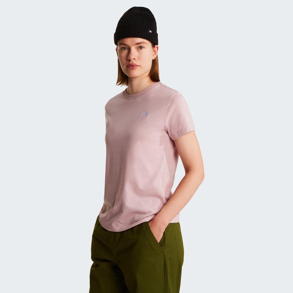 Női póló The North Face Evolution Simple Dome 0A8FX70SO1 - rózsaszín