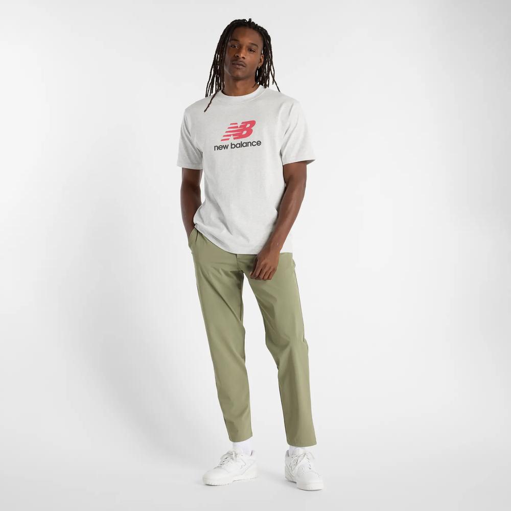 Férfi futópóló New Balance MT51500AHH - szürke