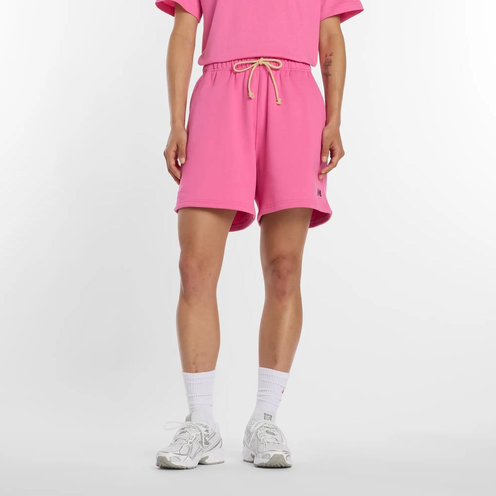 Női rövidnadrág New Balance WS41508AAC - rózsaszín