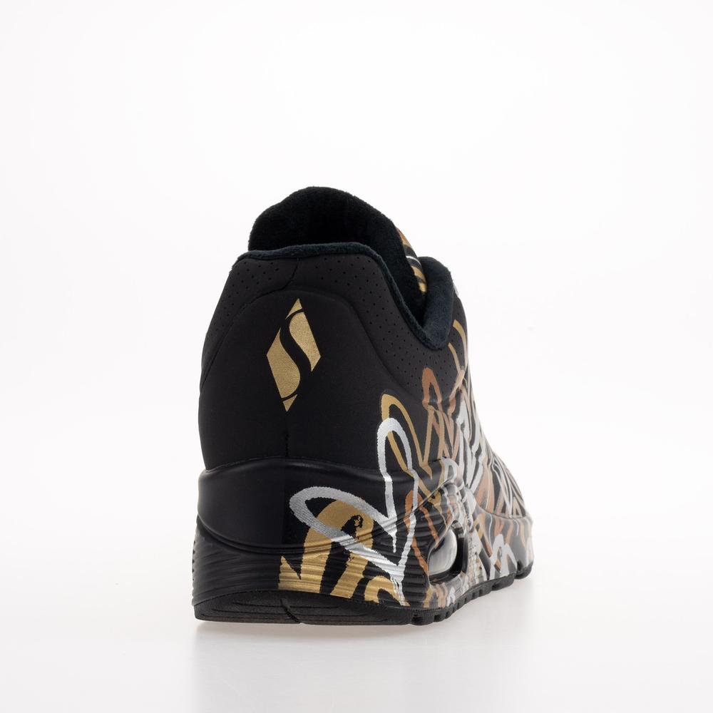 Cipő Skechers Uno Metallic Love 155523BKGD - fekete