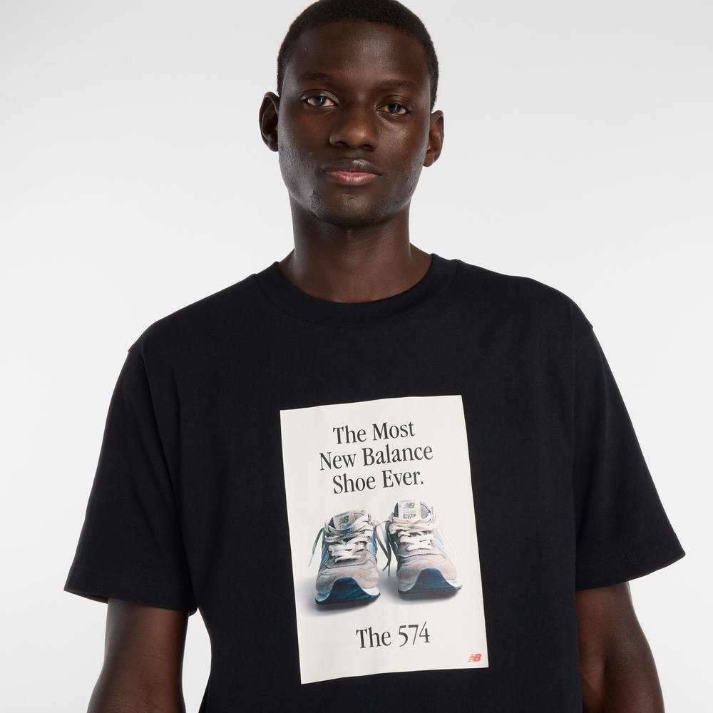 Férfi futópóló New Balance MT61B0WFBK - fekete