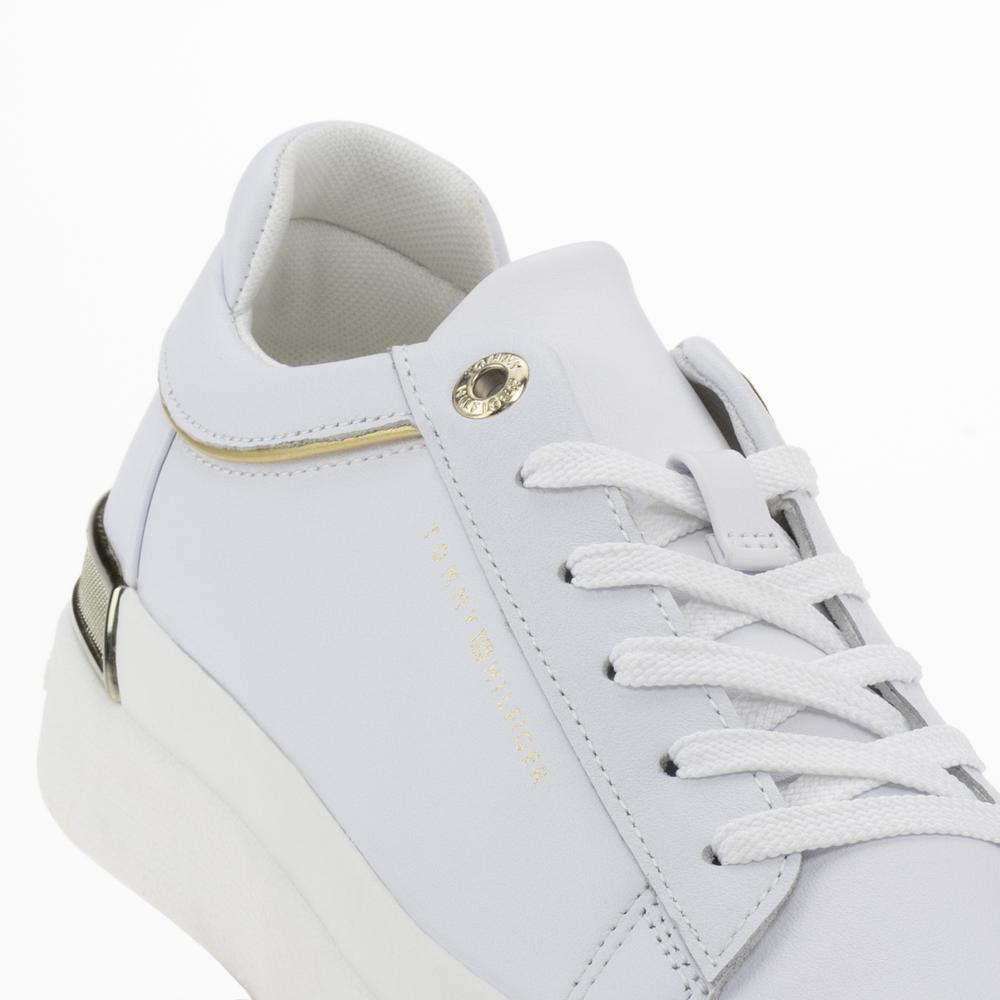 Cipő Tommy Hilfiger Lux Metallic Cupsole FW0FW07030-YBS - fehér