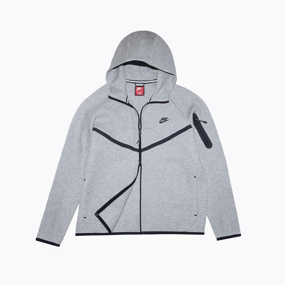 Pulóver férfi Nike Tech Fleece Windrunner Full-Zip HV0949-063 - szürke