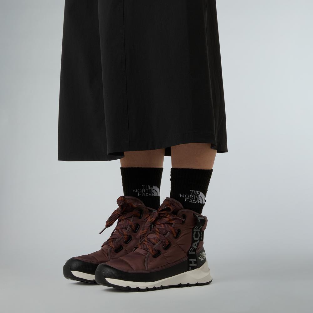 Női cipő The North Face Thermoball Luxe 0A817WC9R1 - gesztenyebarna