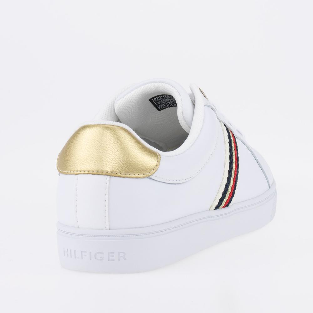 Cipő Tommy Hilfiger Corporate Webbing Sneakers FW0FW07117-YBS - fehér