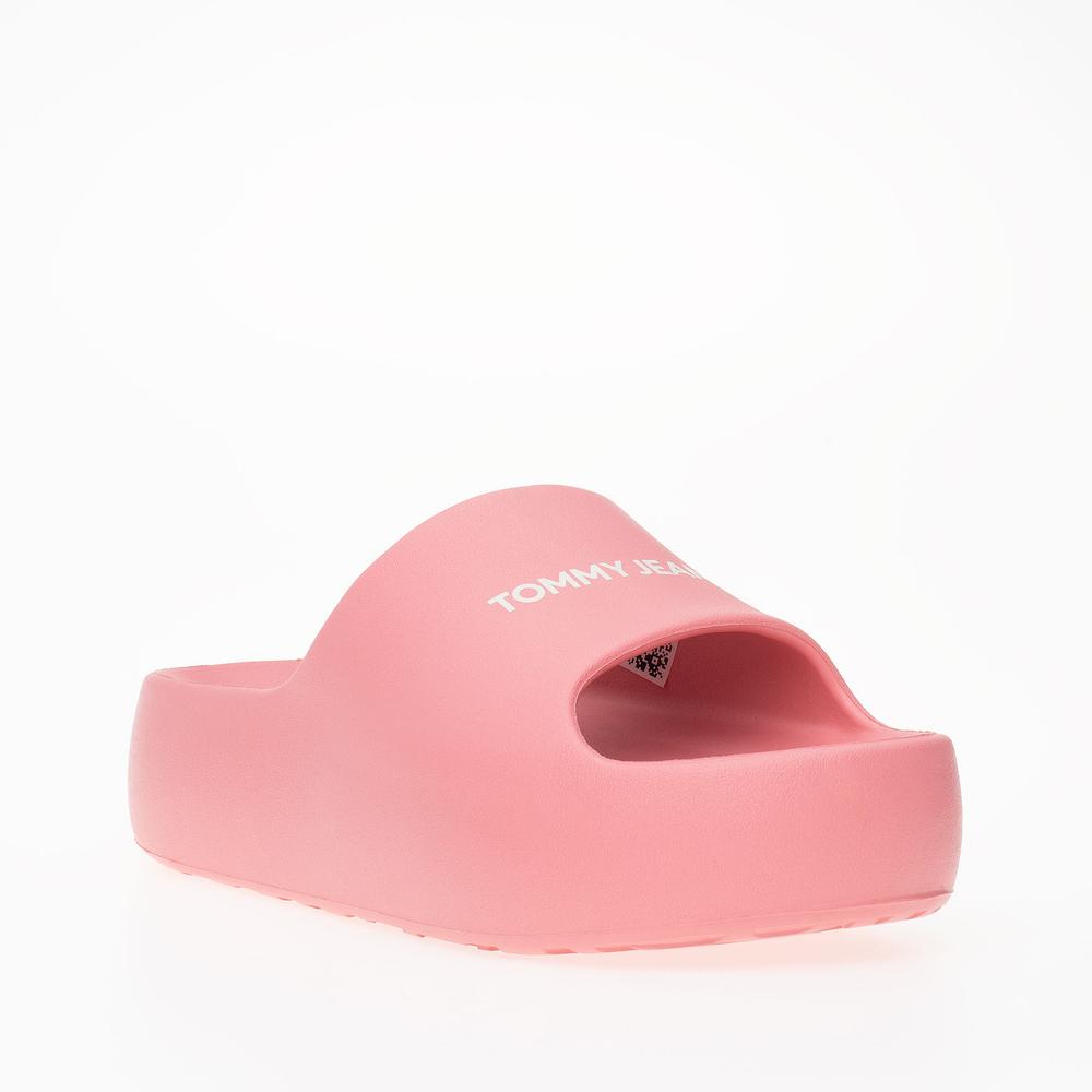 Flip Flop Tommy Jeans Chunky Flatform Pool Slides EN0EN02454-TIC - rózsaszín