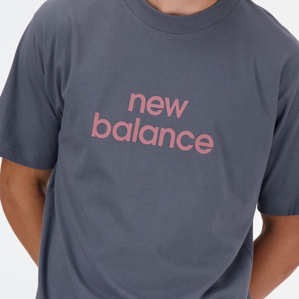 Férfi futópóló New Balance MT41582GT - szürke