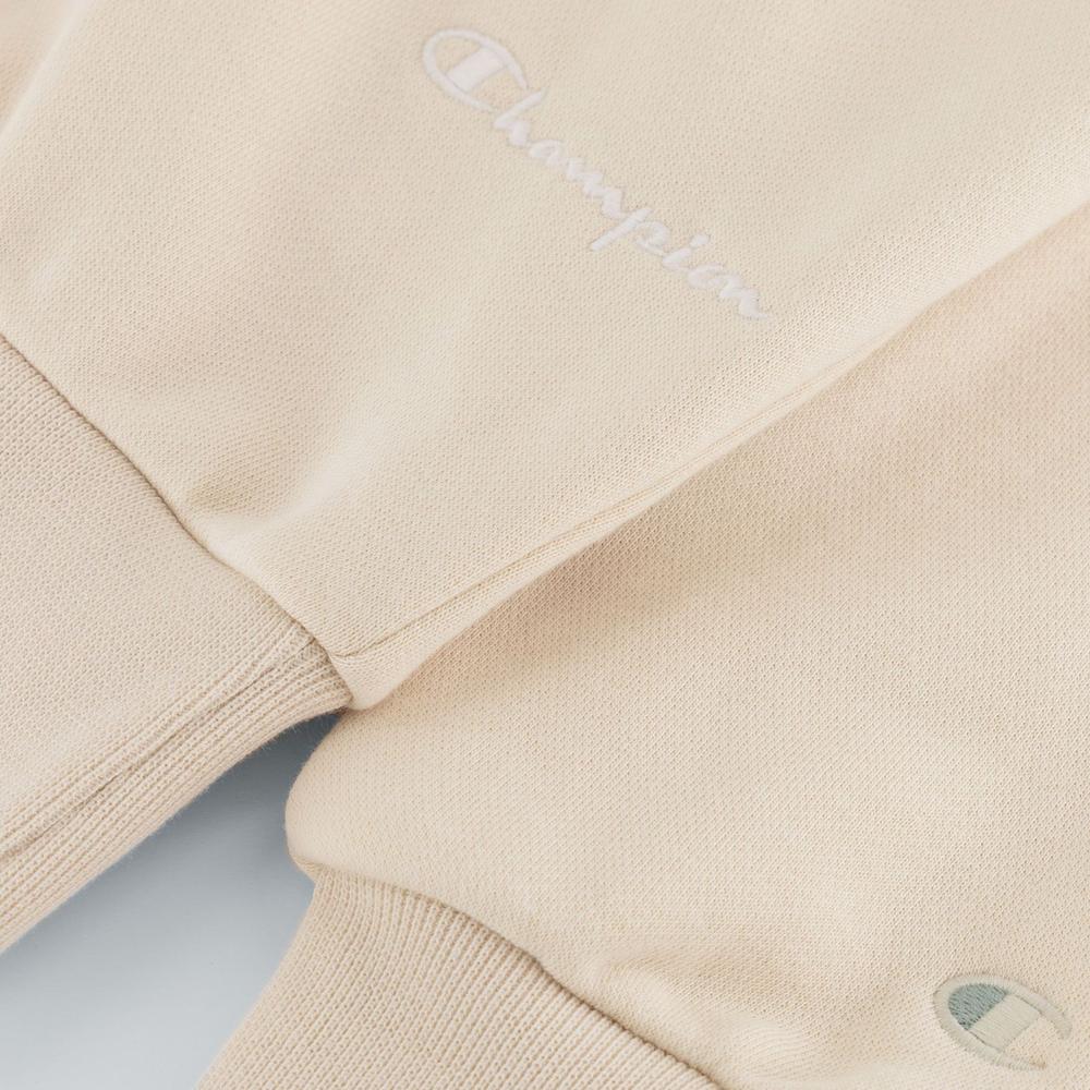Pulóver Champion Eco-Friendly Organic Cotton Hoodie 116215-YS015 - bézs