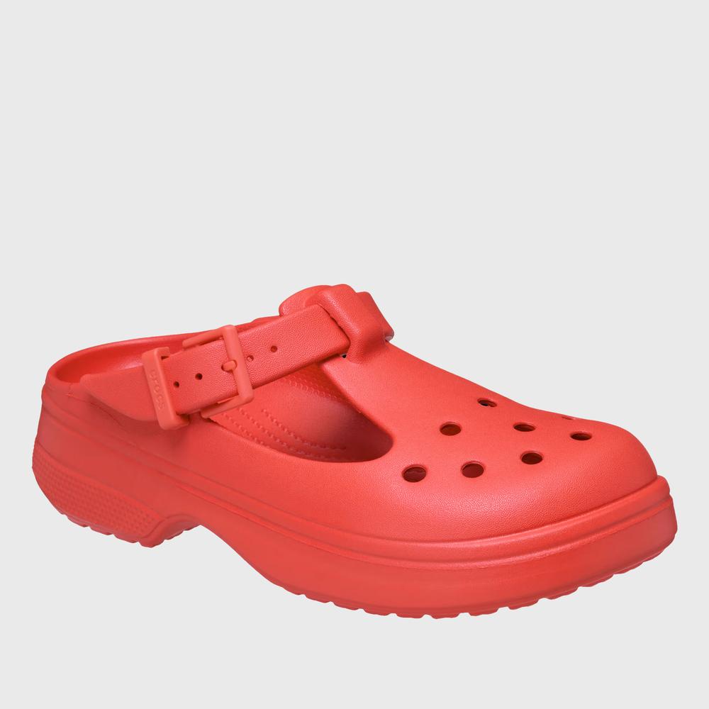 Flip Flop Crocs Classic Mary Jane 210581-6ZR - piros